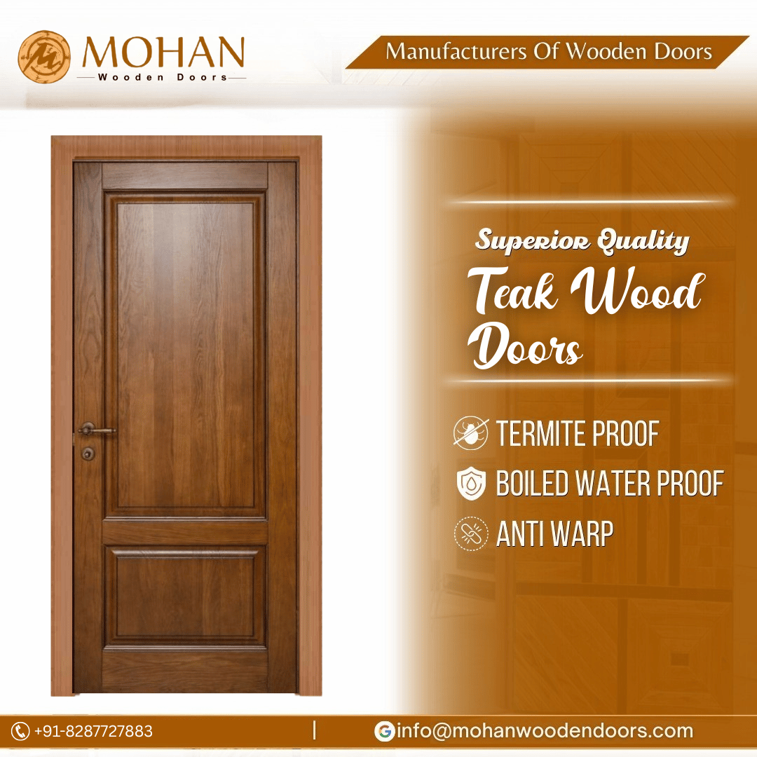 teak wood doors
